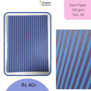 Blue lining printed sheet